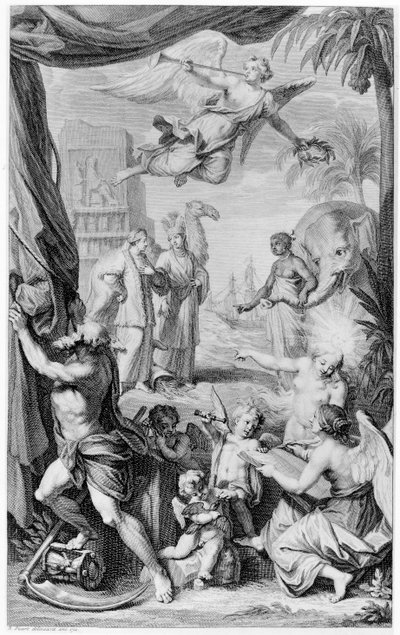 船旅の最前線...マスコビー、ペルシャ、および東インド諸島、1718年 作： Bernard Picart