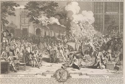 1720年の愚かさを記念する記念碑 モニュメント・コンサクレ・ア・ラ・ポスタリテとメモワール・デ・ラ・ホイル・インクロイアブル・デ・ラ・XX。 アンヌ デュ 18 世。 siecle / XXの愚かさの永遠の記憶に。 XVIIIの年。 世紀 (オブジェクトのタイトル) ひ 作： Bernard Picart