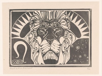 ライオンの頭 レオ（原題） 作： Bernard Willem Wierink (signed by artist)