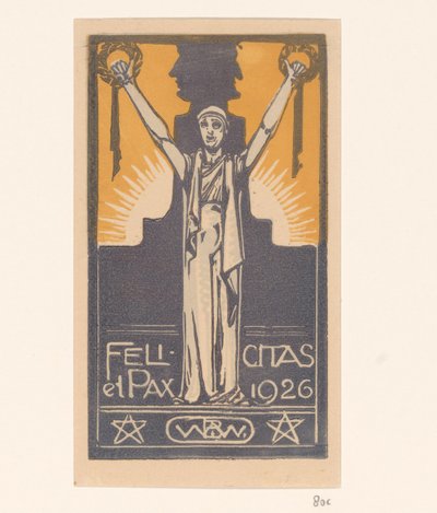 幸福と平和 1926 (オブジェクトの元のタイトル) 作： Bernard Willem Wierink