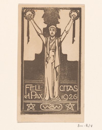 幸福と平和 1926 (オブジェクトの元のタイトル) 作： Bernard Willem Wierink