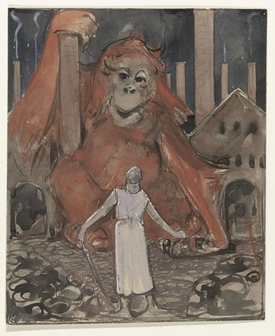 騎士と大猿 作： Bernard Willem Wierink