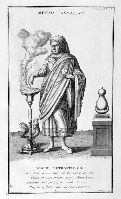 1757年1月の代表。 作： Bernard de Montfaucon