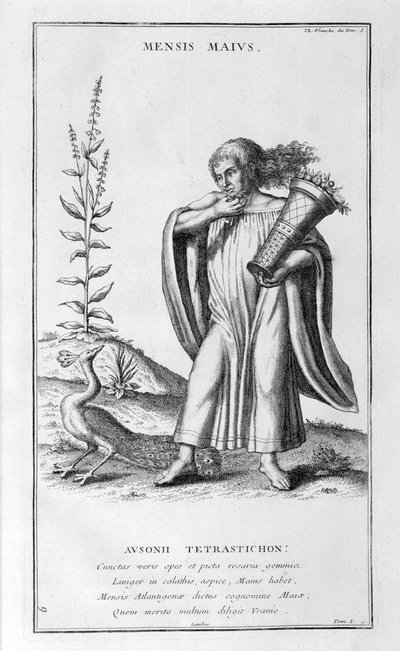 1757年5月の表現。 作： Bernard de Montfaucon