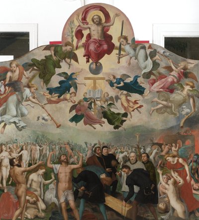 最後の審判と死者の埋葬 作： Bernard van Orley (circle of)