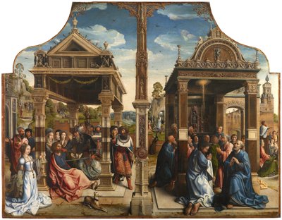 聖者トーマスとマティアスの祭壇画、約1510-1520年 作： Bernard van Orley