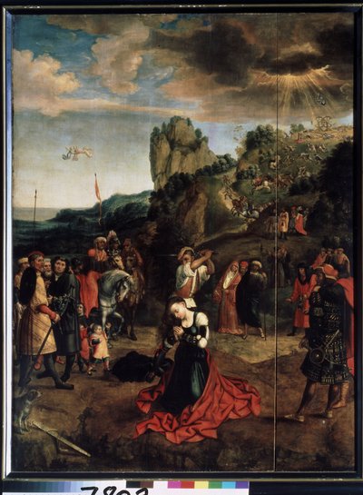 聖カトリーヌの殉教者。 (聖カタリナの殉教) - Peinture de Bernard van Orley (Barend, Barent, Bernaert van Brussel) 作： Bernard van Orley