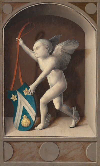 ジャック・コーヌの腕を持つプット[逆] 作： Bernard van Orley
