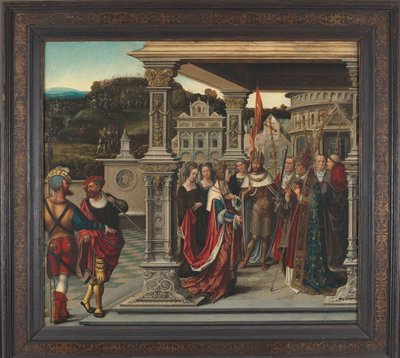 ローマの教皇の前のセントヘレナ、およそ1510〜1520年。 作： Bernard van Orley