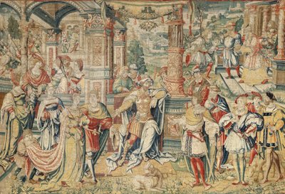 ダビデの歴史シリーズ、1525年頃（シルクとウール） 作： Bernard van Orley