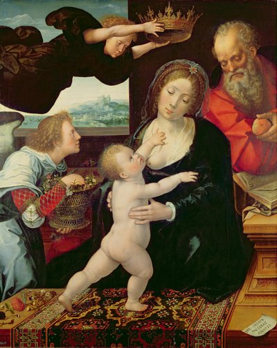 聖家族、1522年 作： Bernard van Orley