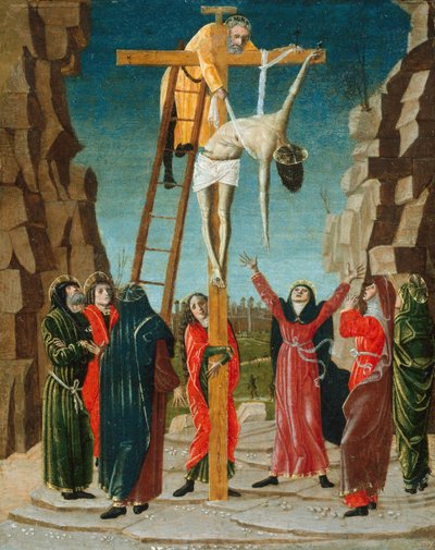 十字架からの降下、c。 1485年。 作： Bernardino Butinone