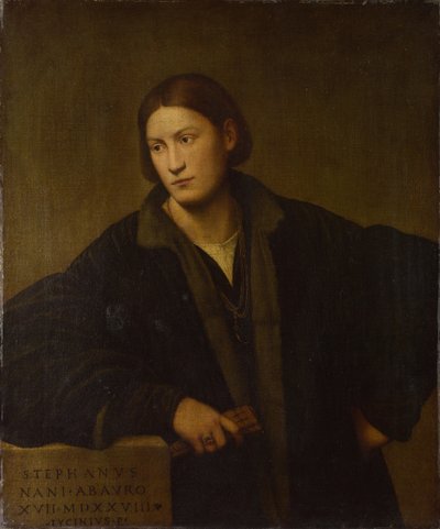 ステファノ・ナニの肖像、1528年 作： Bernardino Licinio