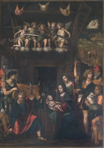 羊飼いの礼拝 作： Bernardino Luini
