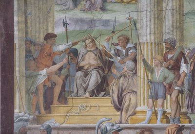 キリストの受難と磔刑のディテール 作： Bernardino Luini