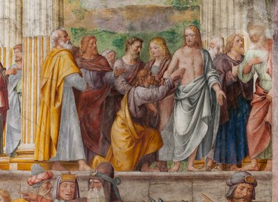 キリストの受難と磔刑の詳細 作： Bernardino Luini