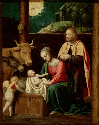 キリストの誕生 作： Bernardino Luini