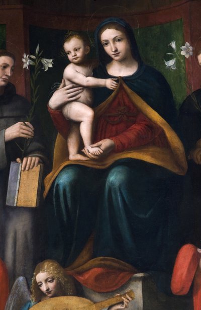 聖なる会話、パラライモンディ、1517〜18年 作： Bernardino Luini