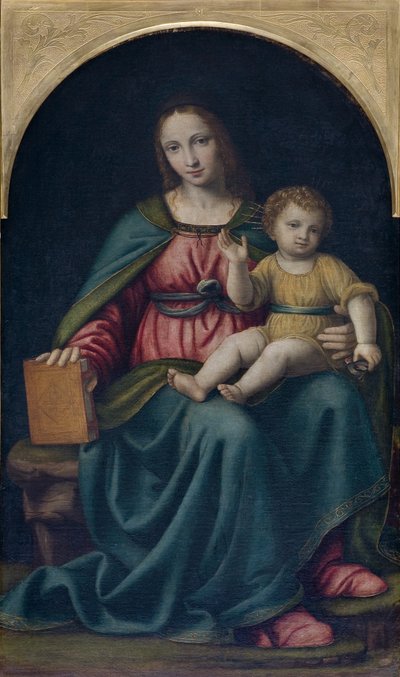マドンナと子供 作： Bernardino Luini