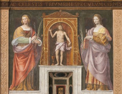 セントアポロニアとセントルーシー、1522-25年頃（3497192の詳細） 作： Bernardino Luini