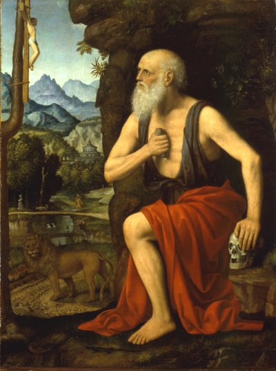 悔恨の聖ジェローム 作： Bernardino Luini
