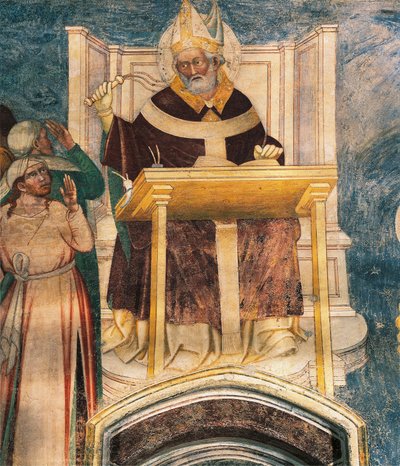 ベルナルディーノ・ルイーニ作「聖アンブローズ」（1480年頃～1532年頃） 作： Bernardino Luini