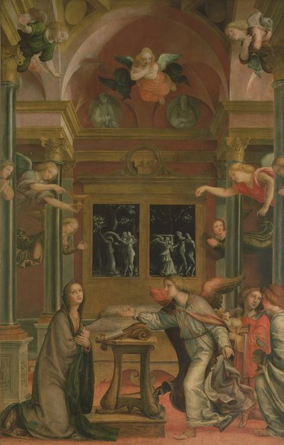 受胎告知 作： Bernardino Luini