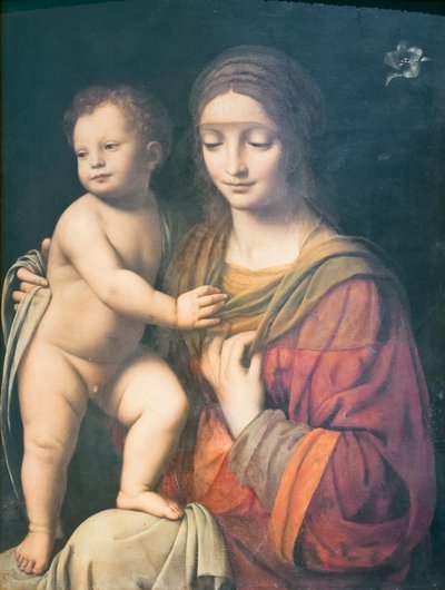 聖母子 作： Bernardino Luini