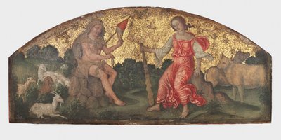 ヘラクレスとオンファレ、カリフォルニア州。 1509年。 作： Bernardino Pinturicchio