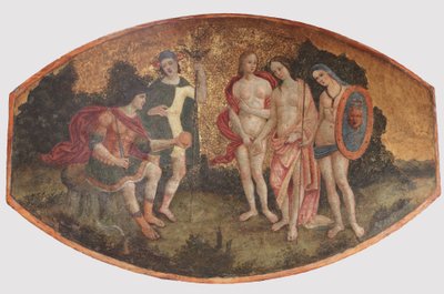 パリの判決、約。 1509年。 作： Bernardino Pinturicchio