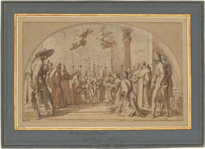 祝福されたブオナギウンタ・マネッティの死 作： Bernardino Poccetti