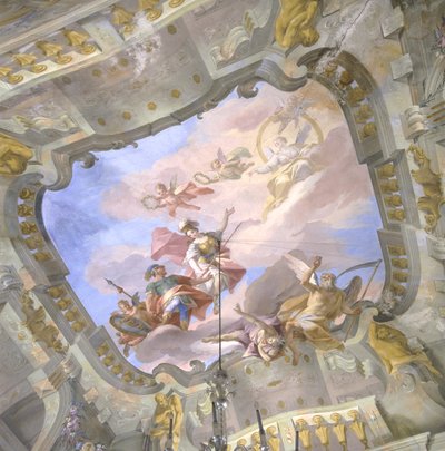 時間の寓話、1760年頃 作： Bernardino and Galliari Galliari
