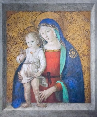 マドンナ・デル・シル、1498年頃（パネルに油彩） 作： Bernardino di Betto Pinturicchio