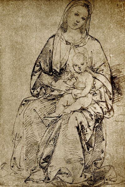 子供とマドンナ 作： Bernardino di Betto Pinturicchio