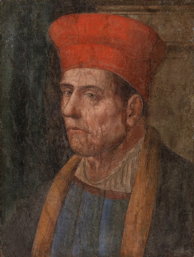 男の肖像 作： Bernardino di Betto Pinturicchio