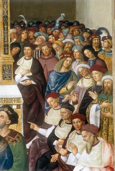 Vie du pope Pio (Pie) II (Enea Silvio Piccolomini) 作： Bernardino di Betto Pinturicchio