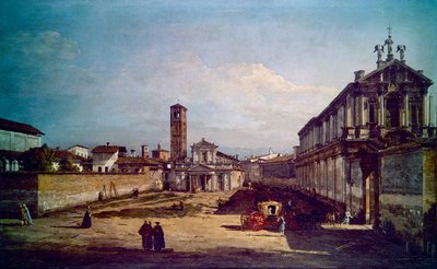 ミラノの眺め（絵画） 作： Bernardo Bellotto