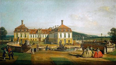 インペリアルプレジャーパレスシュロスホフ、エーレンホフザイト 作： Bernardo Bellotto