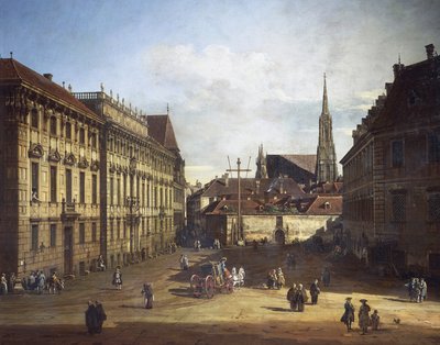 ロブコヴィッツ広場（Lobkowitzplatz）（ウィーン 作： Bernardo Bellotto