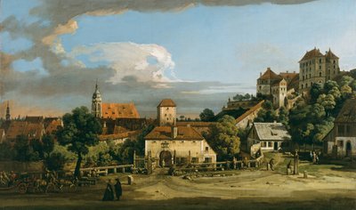 ピルナ：1750年代半ばの南部のObertor。 作： Bernardo Bellotto