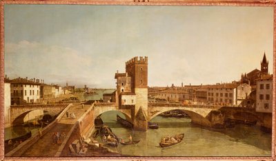 ポンテデッレナビ、ヴェローナ 作： Bernardo Bellotto
