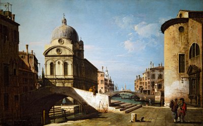 サンタ・マリア・デイ・ミラーコリとサンタ・マリア・ノヴァの一部、ヴェネツィア 作： Bernardo Bellotto