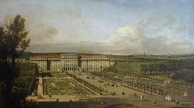 シェーンブルン宮殿と庭園、1759-61 作： Bernardo Bellotto