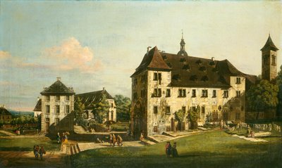 ケーニヒシュタインの要塞: マグダレネンブルクの中庭 作： Bernardo Bellotto
