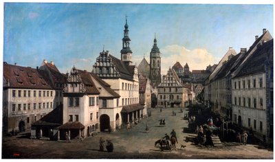 ピルナの市場プレイス、c1752-c1755 作： Bernardo Bellotto