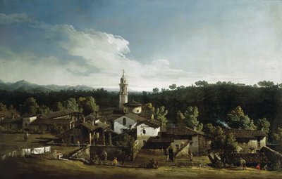 ガザダの眺め、1744年 作： Bernardo Bellotto