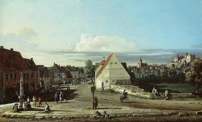 ゾンネンシュタイン要塞とピルナの眺め 作： Bernardo Bellotto