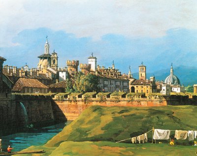 王宮庭園側からのトリノの眺め 作： Bernardo Bellotto
