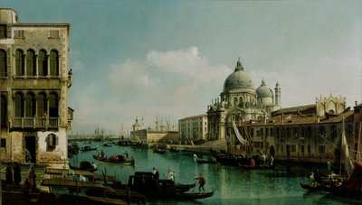 大運河とプンタデラドガーナ、1743年頃の眺め 作： Bernardo Bellotto