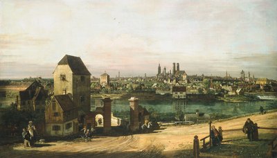 ミュンヘンの眺め 作： Bernardo Bellotto and Workshop